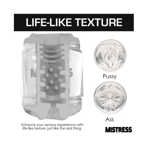 Masturbador Mini Doble Entrada Curve Toys Transparent