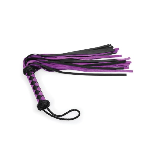 Plesur 22" Leather Flogger Purple