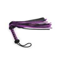 Flogger de Cuero Plesur 22" Púrpura