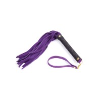 Flogger de Cuero Plesur Mini Morado