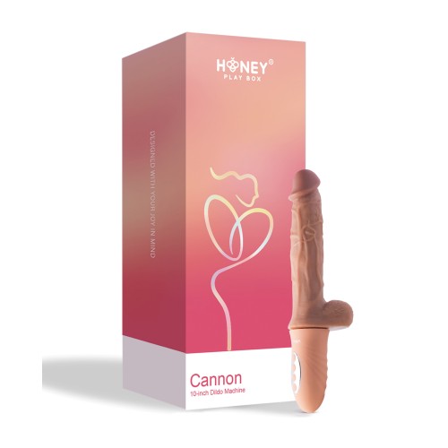 Dildo Cannon 10" Máquina Sexual Portátil - Ligero