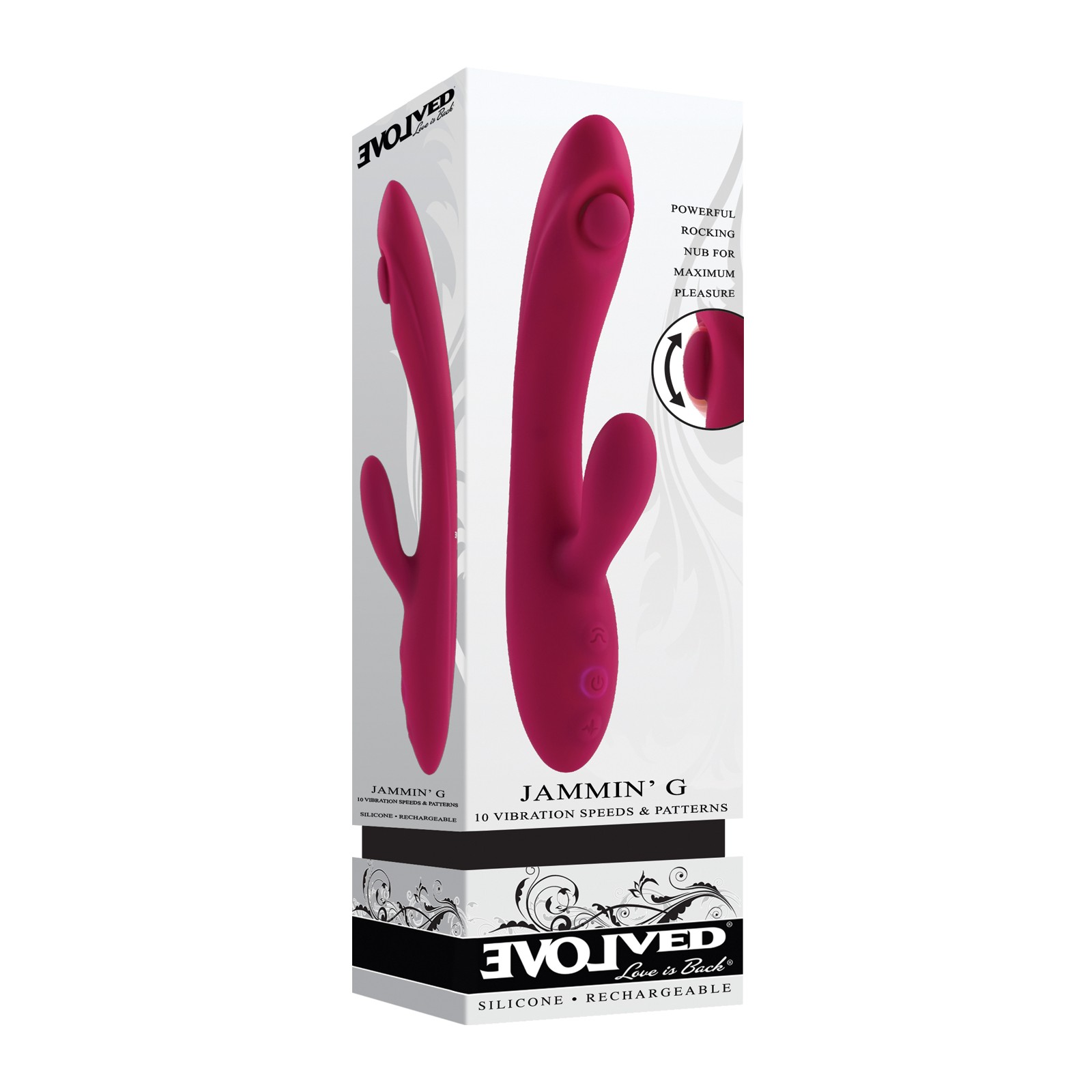 Evolved Jammin' G Vibrador - Burdeos