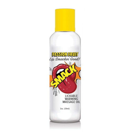 Smack Warming Massage Oil in Passion Fruit Flavor