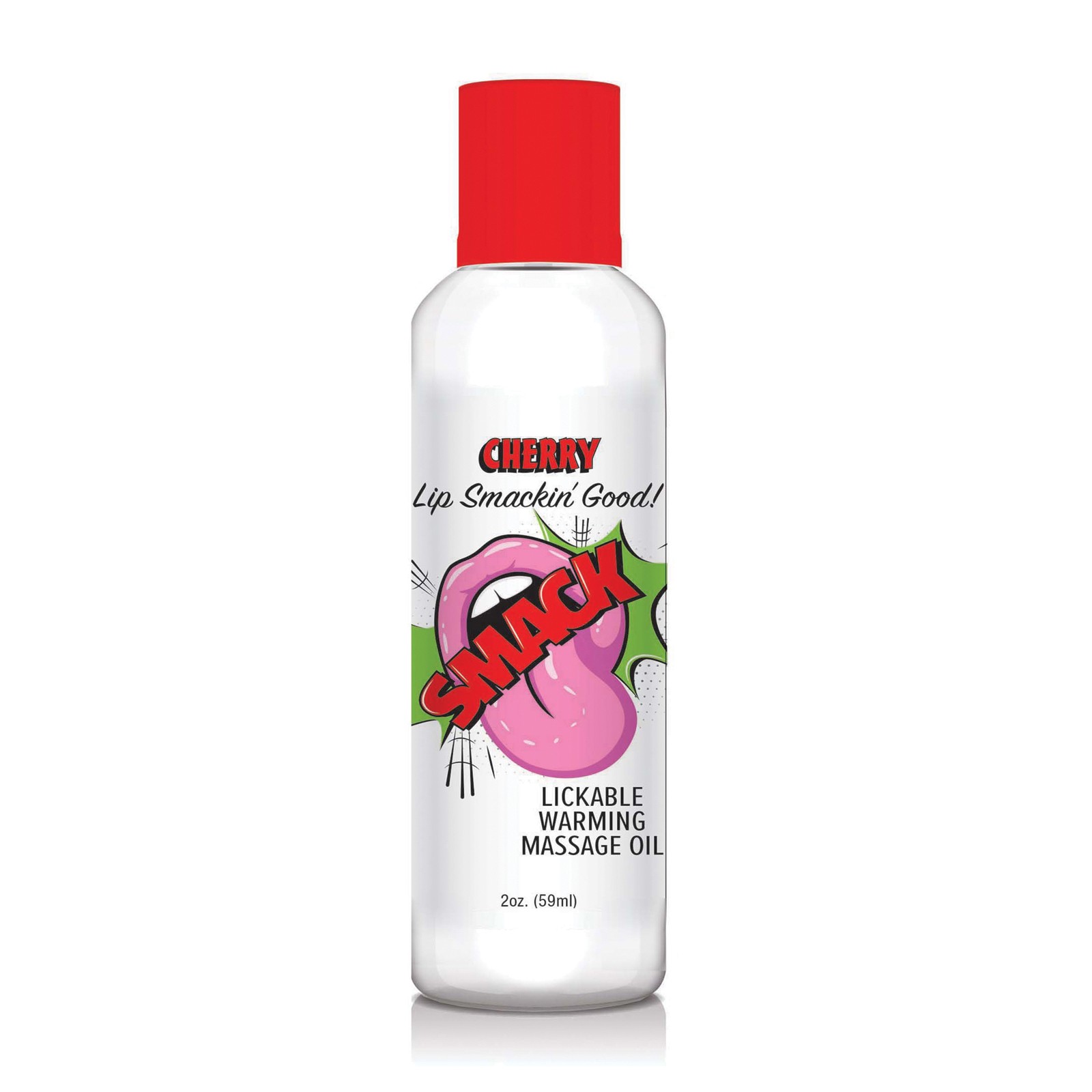 Aceite de Masaje Calentador Smack de Cereza 2 oz