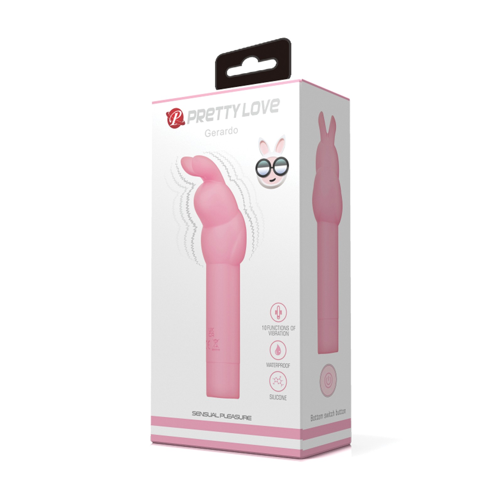 Vibrador Conejito Pretty Love Gerardo - Rosa