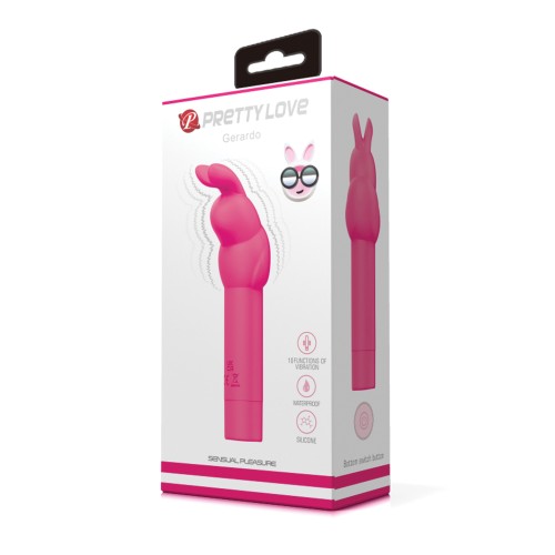 Pretty Love Gerardo Bunny Vibrator Hot Pink