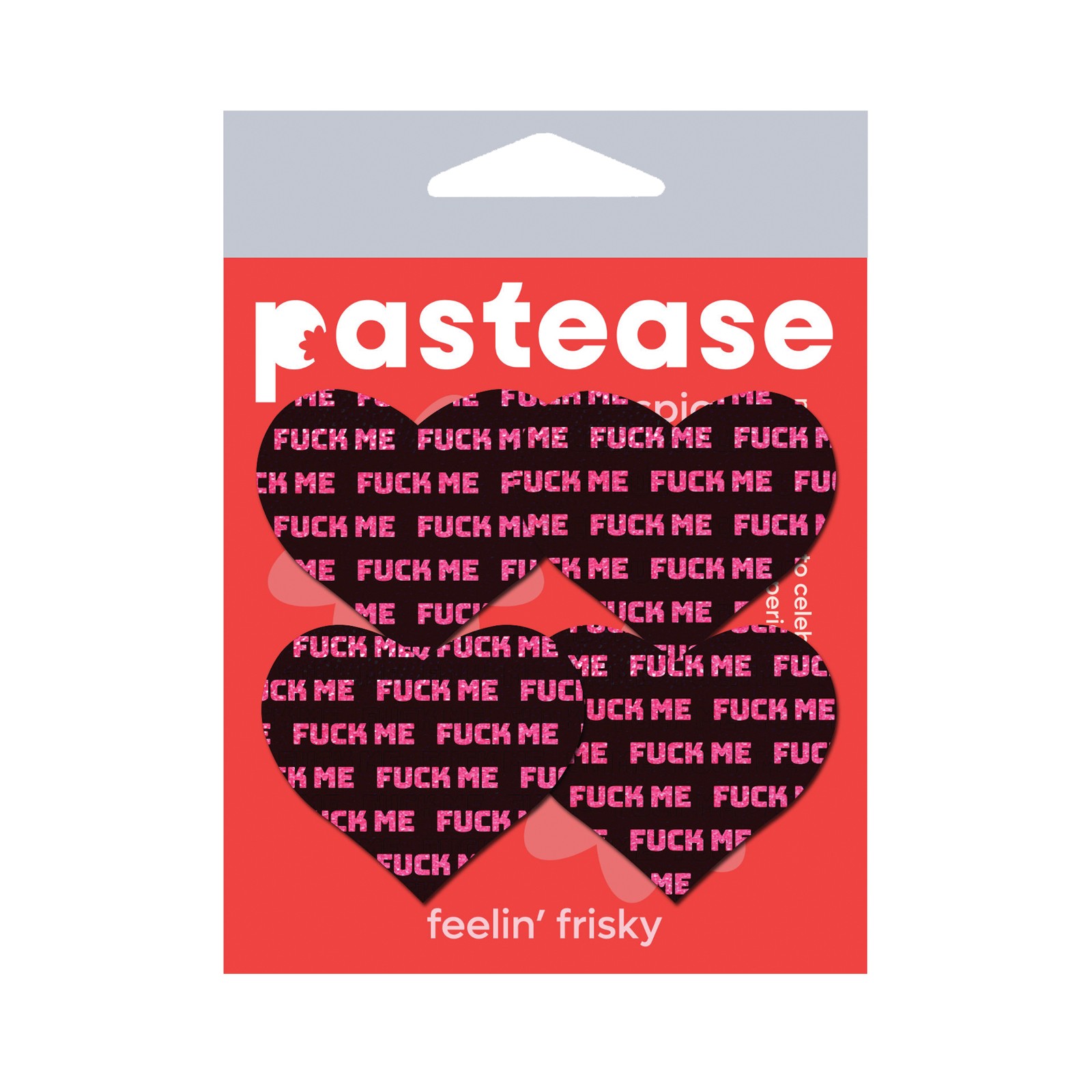 Pastease Petites Fuck Me Hearts Black Pink