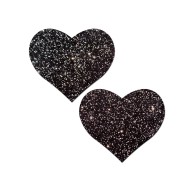 Pastease Nipple Pasties | Glitter Heart Design