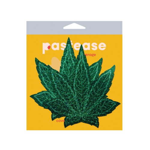 Pastease Coverage Glitter Pot Leaf - Fun & Stylish