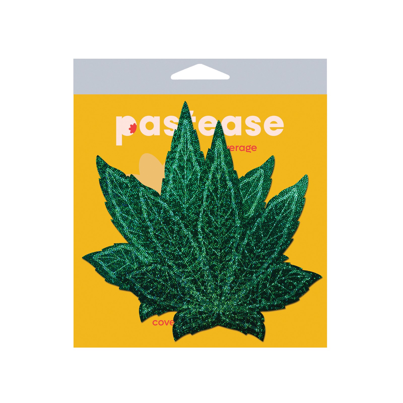 Pastease Coverage Glitter Pot Leaf - Fun & Stylish