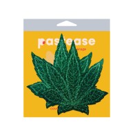 Pastease Coverage Glitter Pot Leaf - Fun & Stylish