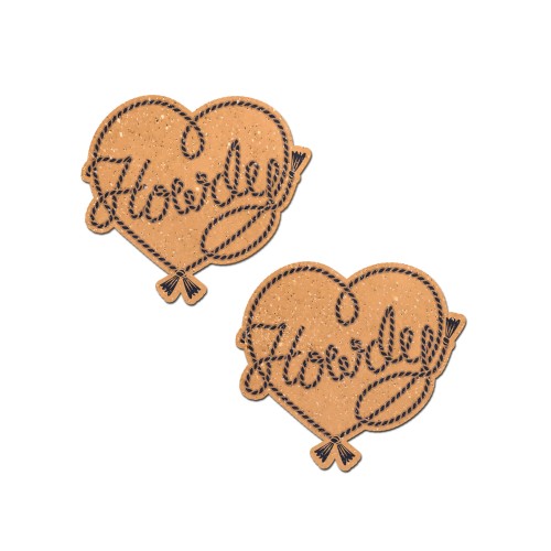 Howdy Rope Heart Tan OS