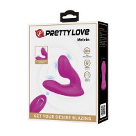 Estimulador Dual Pretty Love Melvin Fucsia