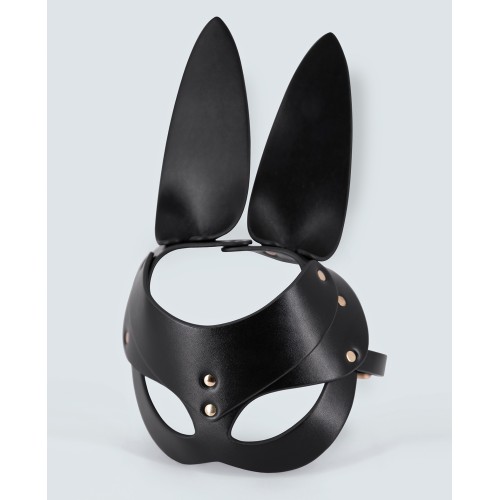 Lust PU Leather Bunny Mask for Playful Seduction