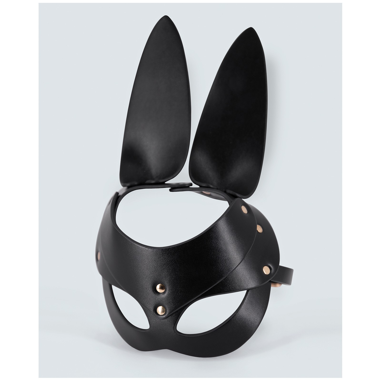 Lust PU Leather Bunny Mask for Playful Seduction