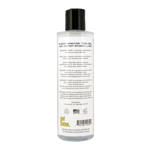 Gel H2O Thin Elbow Grease para Placer Absoluto