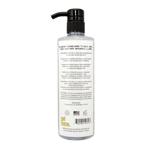 Elbow Grease H2O Classic Thick Gel 16 oz