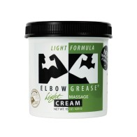 Crema Ligera Elbow Grease - Lubricante de 15 oz