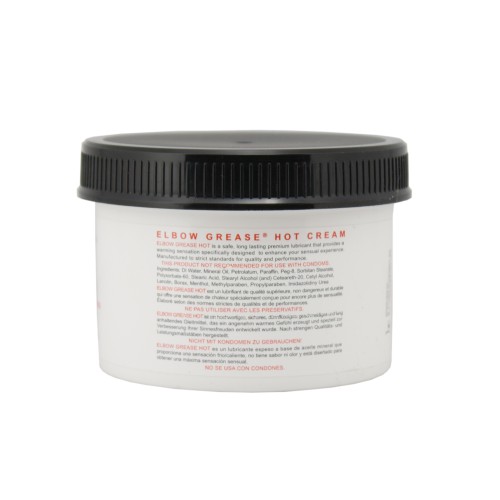 Crema Caliente Elbow Grease - Tarro de 9 oz