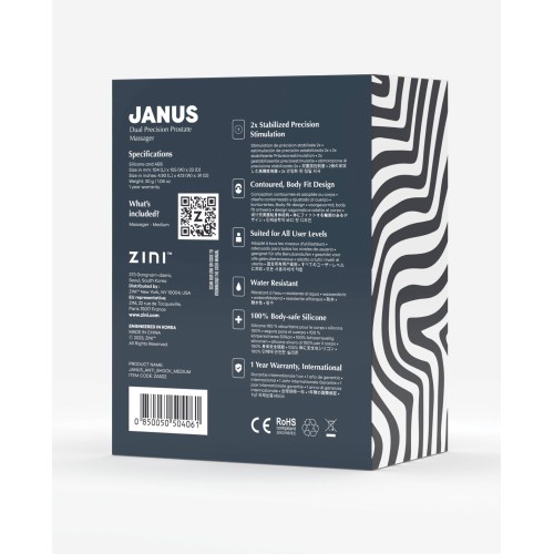 Masajeador Prostatico Zini Janus Anti Shock