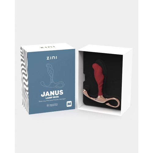 Zini Janus Lamp Iron Prostate Massager Maroon