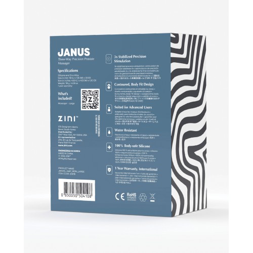 Masajeador Prostático Zini Janus Lamp Iron - Grande