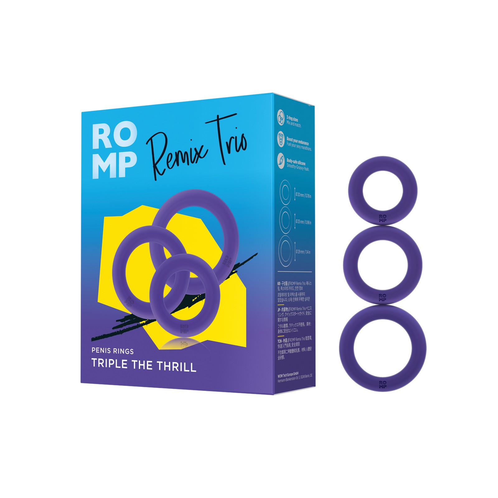 ROMP Remix Trio Penis Rings