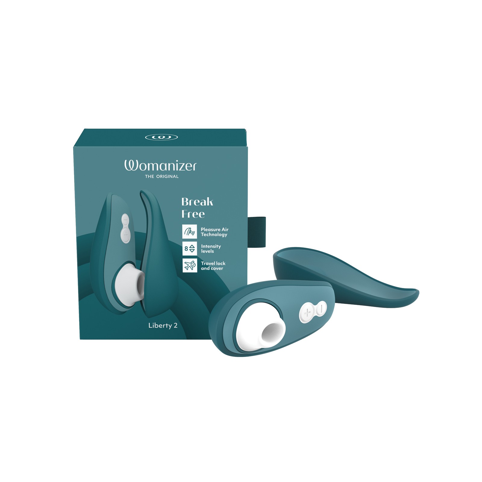 Womanizer Liberty 2 Clitoral Stimulator - Dark Petrol