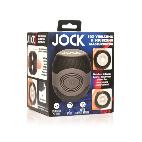 Jock 10x Masturbador Doble Vibrante de Curve Toys para Placer Poderoso