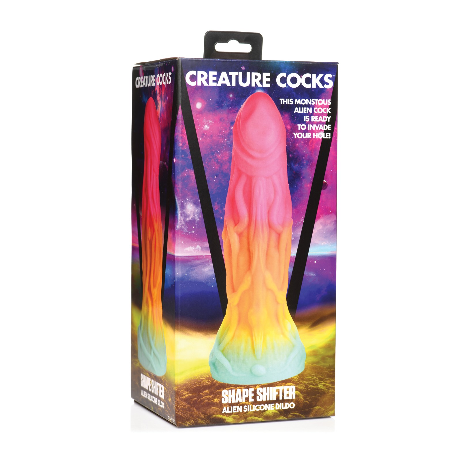 Creature Cocks Shape Shifter Alien Silicone Dildo - Multi Color