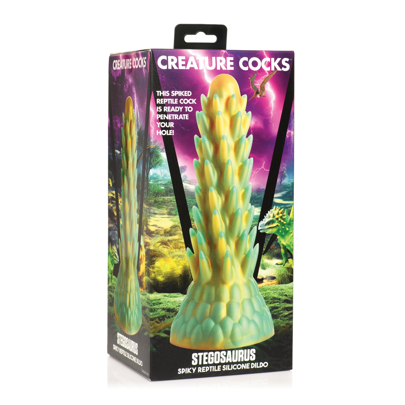 Dildo de Silicona Espinoso Stegosaurus