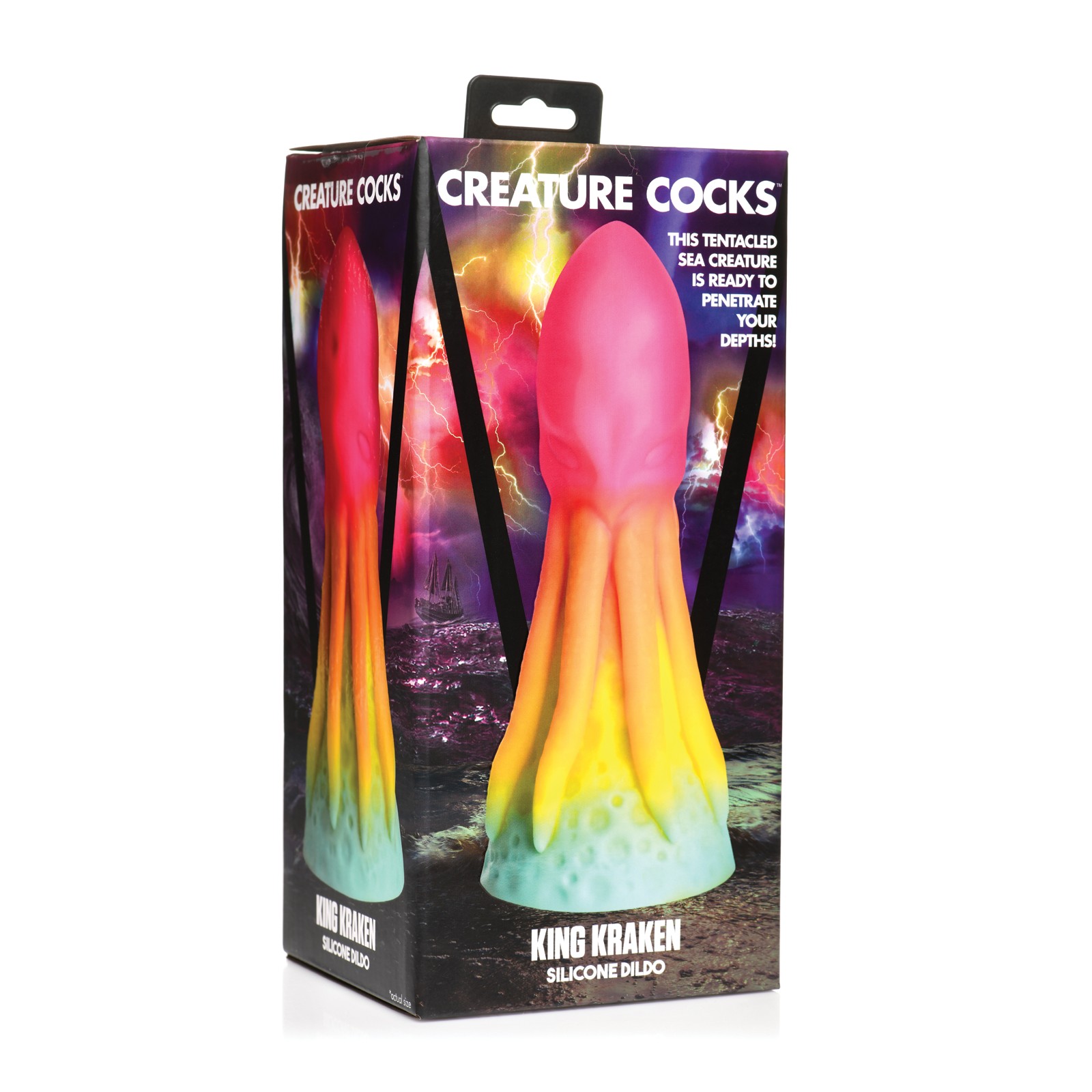 Dildo de Silicona King Kraken Multicolor