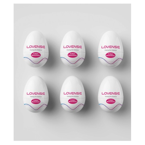 Lovense Kraken Huevo 6-Pack Blanco