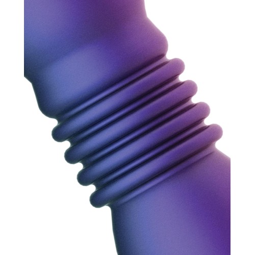 Hueman Supernova Thrusting Butt Plug in Purple