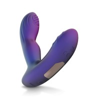 Hueman Galaxy Tapping Butt Plug Purple