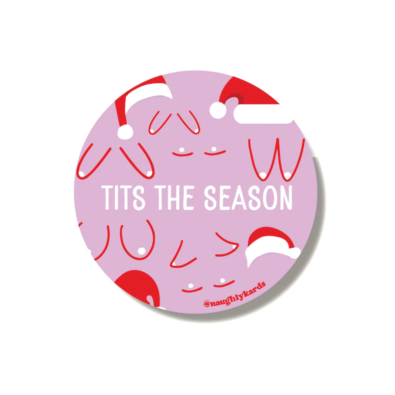 Tits Holiday Sticker Pack of 3 - Playful Cheer