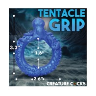 Creature Cocks Poseidon Silicone Cock Ring Blue