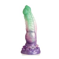 Creature Cocks Aqua Phoenix Dildo - Multi Color Unique Design