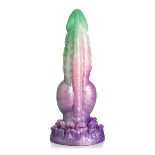 Creature Cocks Aqua Phoenix Dildo - Multi Color Unique Design