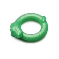 Anillo de Silicona Serpiente Creatura Verde