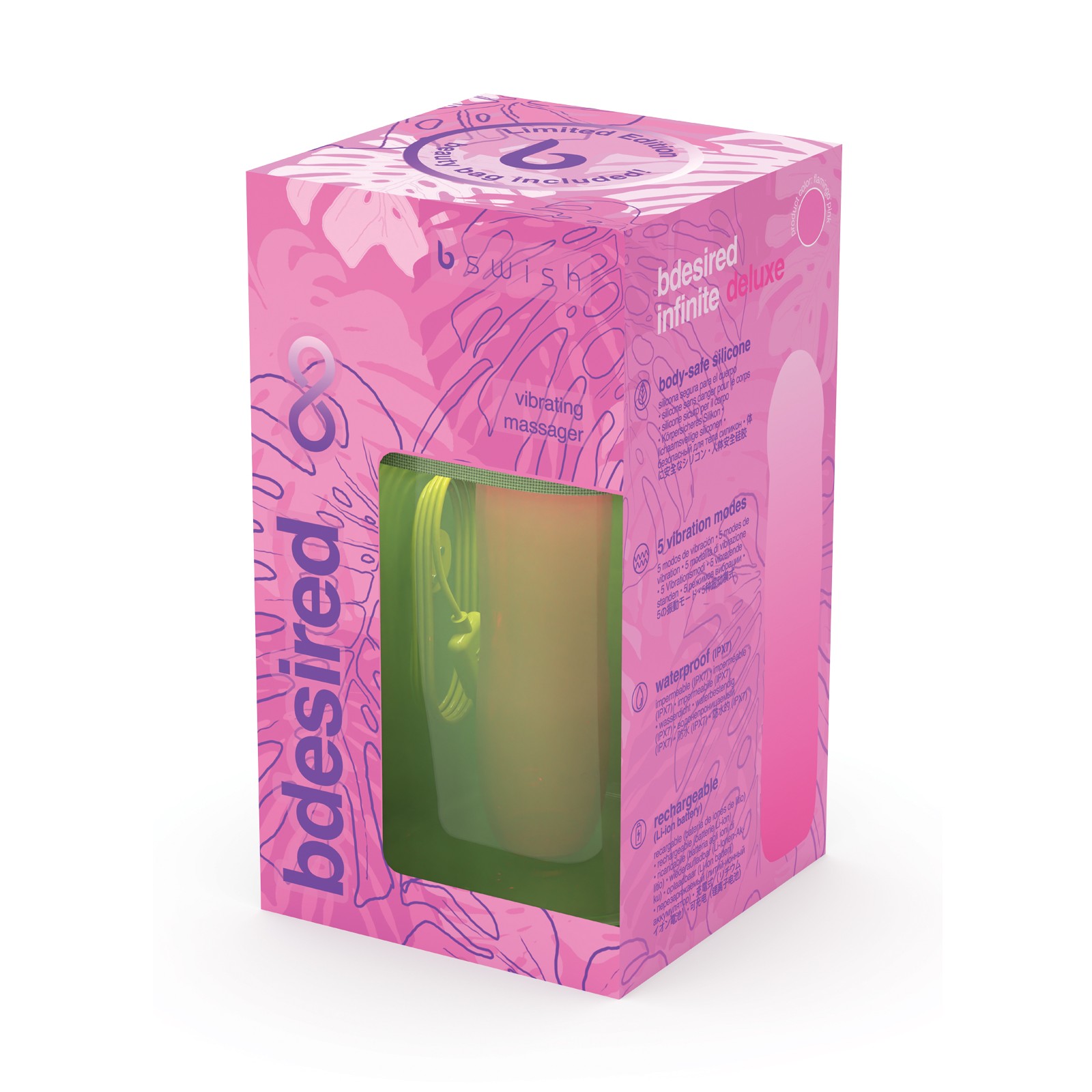 Bdesired Deluxe Flamingo Vibrator Pink