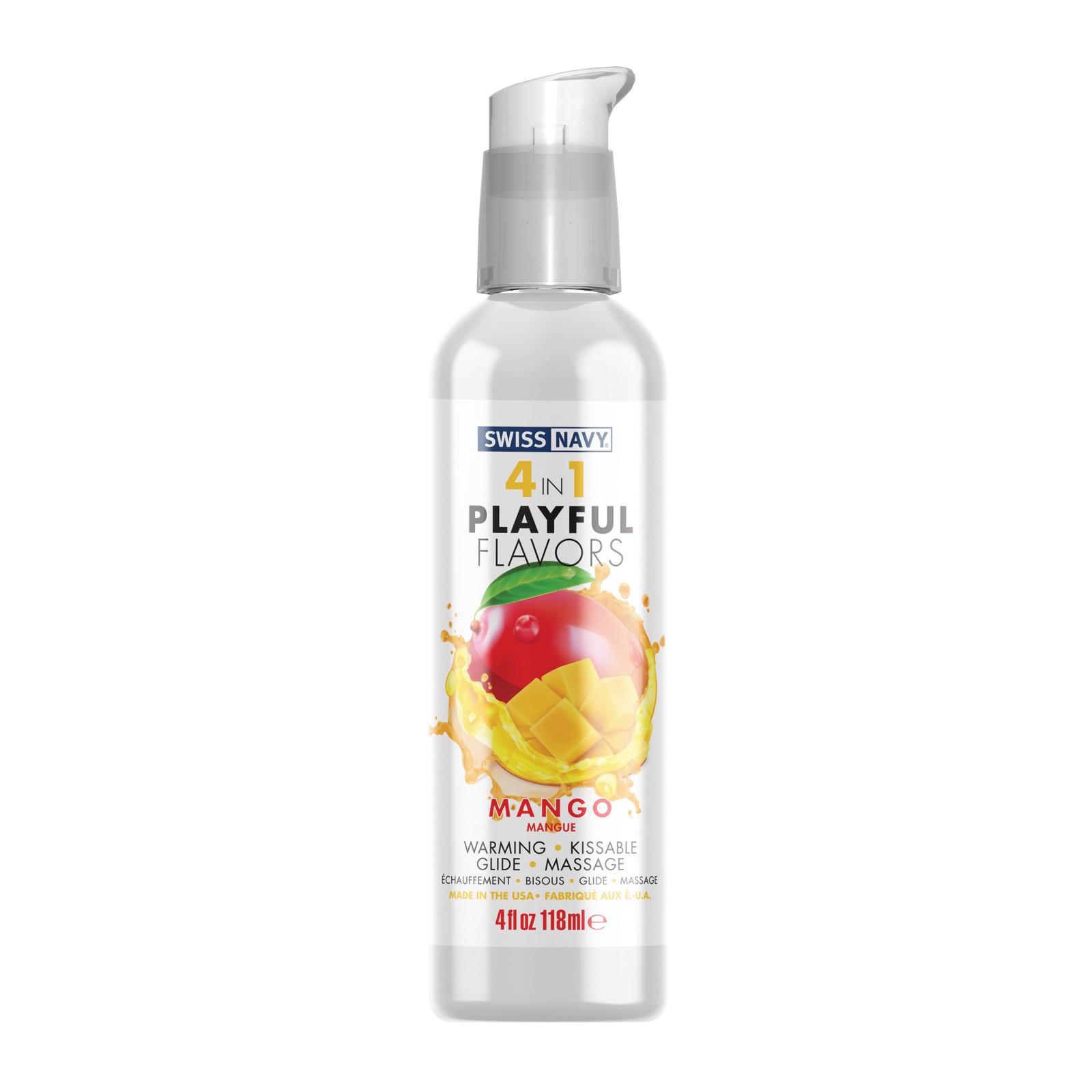 Swiss Navy 4 in 1 Playful Flavors Mango - 4 oz