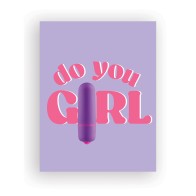 Naughty Greeting Card with Vibrator Rock Candy