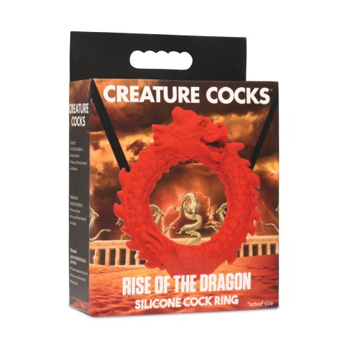 Creature Cocks Rise of the Dragon Cock Ring - Red