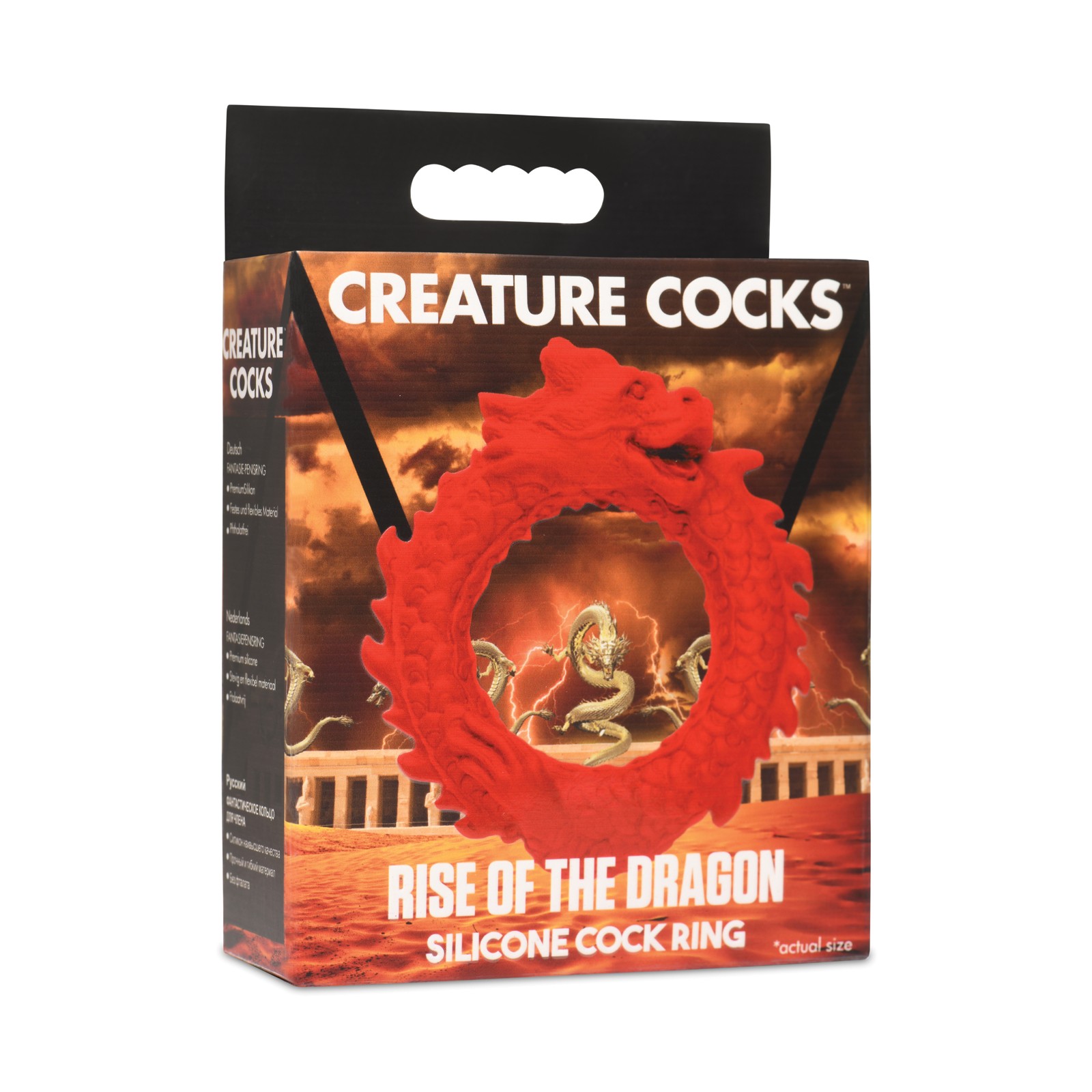 Anillo para el Pene Creature Cocks Rise of the Dragon - Rojo