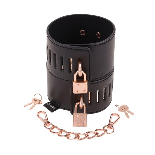 Brat Locking Cuffs - Explore BDSM Pleasure