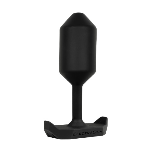 ElectraStim x Mr. S Leather Silicone Electro Butt Plug Black