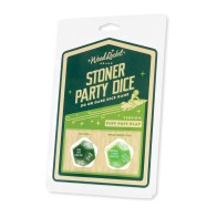 Wood Rocket Stoner Party Dice Game Green