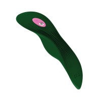 Femme Funn Unda Vibrador de Panty Delgado - Verde Oscuro