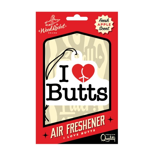 Ambientador I Love Butts Manzana